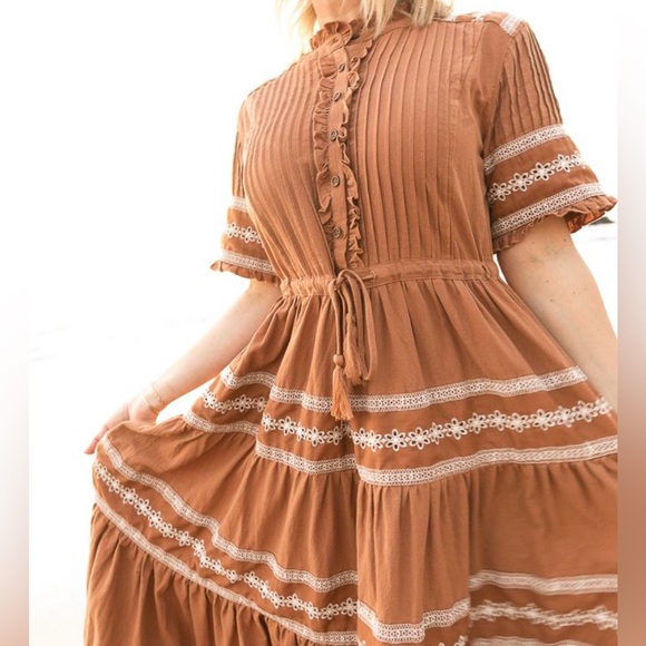 Ivy City Co. Santorini dress in Terracotta, size 1X - Picture 2 of 10